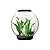 biOrb Baby 15L Aquarium in Black with MCR LED Lighting, Heater Pack & Silver Stand