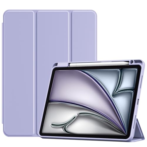 ProCase Hülle für iPad Air 11 Zoll M4/M3/M2 (2026/2025/2024), 11" iPad Air 8./7./6./5/4 Gen 10,9 Zoll (2022/2020) Schutzhülle Case Cover mit Stifthalter für iPad Air 11 -HellLila
