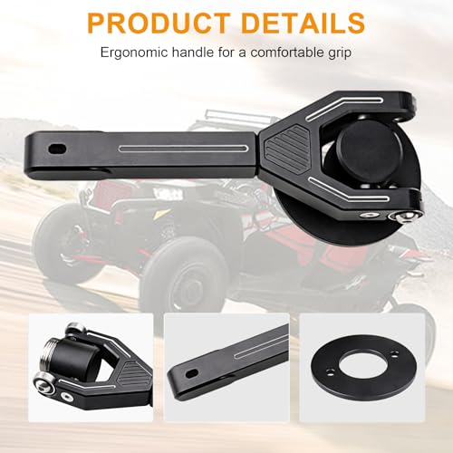 Image of X3 Belt Changing Tool Compatible with UTV Can am Maverick X3 Max Turbo R RR 2017-2022 X3 Belt Holder Clutch Removal Kit Fit for 64 inch /72 inch Wheel Base Width, Black