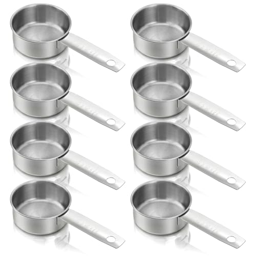 Set 12 Piezas Vasos Medidores Acero Inoxidable 60ml miniatura 1