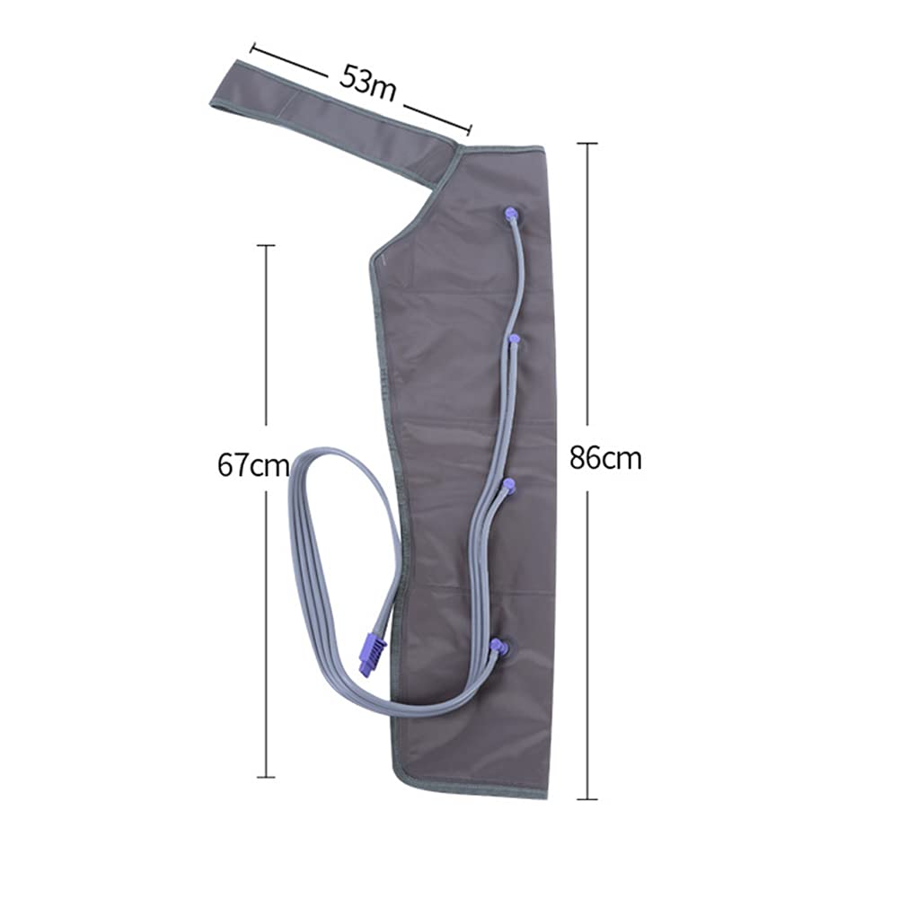 Masajeador de piernas con compresión de aire, equipo de presoterapia de cuerpo completo, refuerzo de circulación para pies, piernas, cintura, pantorrilla, brazo, mejora la circulación del flujo sang