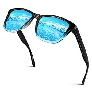 CGID Polarised Sunglasses for Men Women Retro Sunglasses Mens Shades, Ultralight Driving Fishing Cycling Sports Sun Glasses