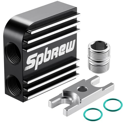 SPBREW Transmission Thermal Bypass Valve Upgrade Kits Fits for Ram 2500 3500 2019-2024 6.7L Cummins Diesel with 68RFE / Aisin AS69RC