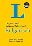 Langenscheidt Universal-Wörterbuch Bulgarisch: Bulgarisch - Deutsch / Deutsch - Bulgarisch mit Sprachführer