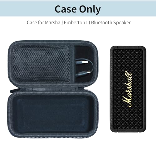 Wanaiha Case for Marshall Emberton III/Emberton II Portable Bluetooth Speaker, Black(Only Case) by Wanaiha - Image 2