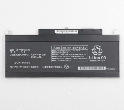 CF-VZSU0EJS �݊����̃m�[�g�p�\�R���o�b�e���[ 4860mAh/36Wh CF-RZ4 CF-RZ5 CF-RZ6 CF-VZSU0EJS �o�b�e���[ K14/9