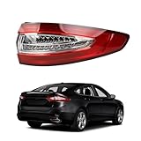 Dasbecan Right Passenger Side Tail Light Compatible with 2013-2016 Ford Fusion S SE LED Rear Tail Lamp Replace# DS7Z-13404-H FO2805110(4pins)