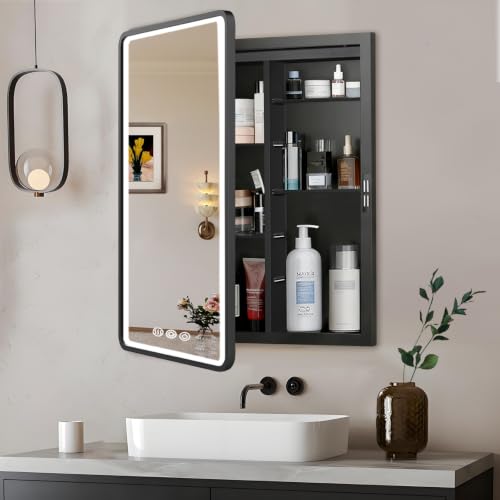20x26 LED Bathroom Mirror Cabinet
