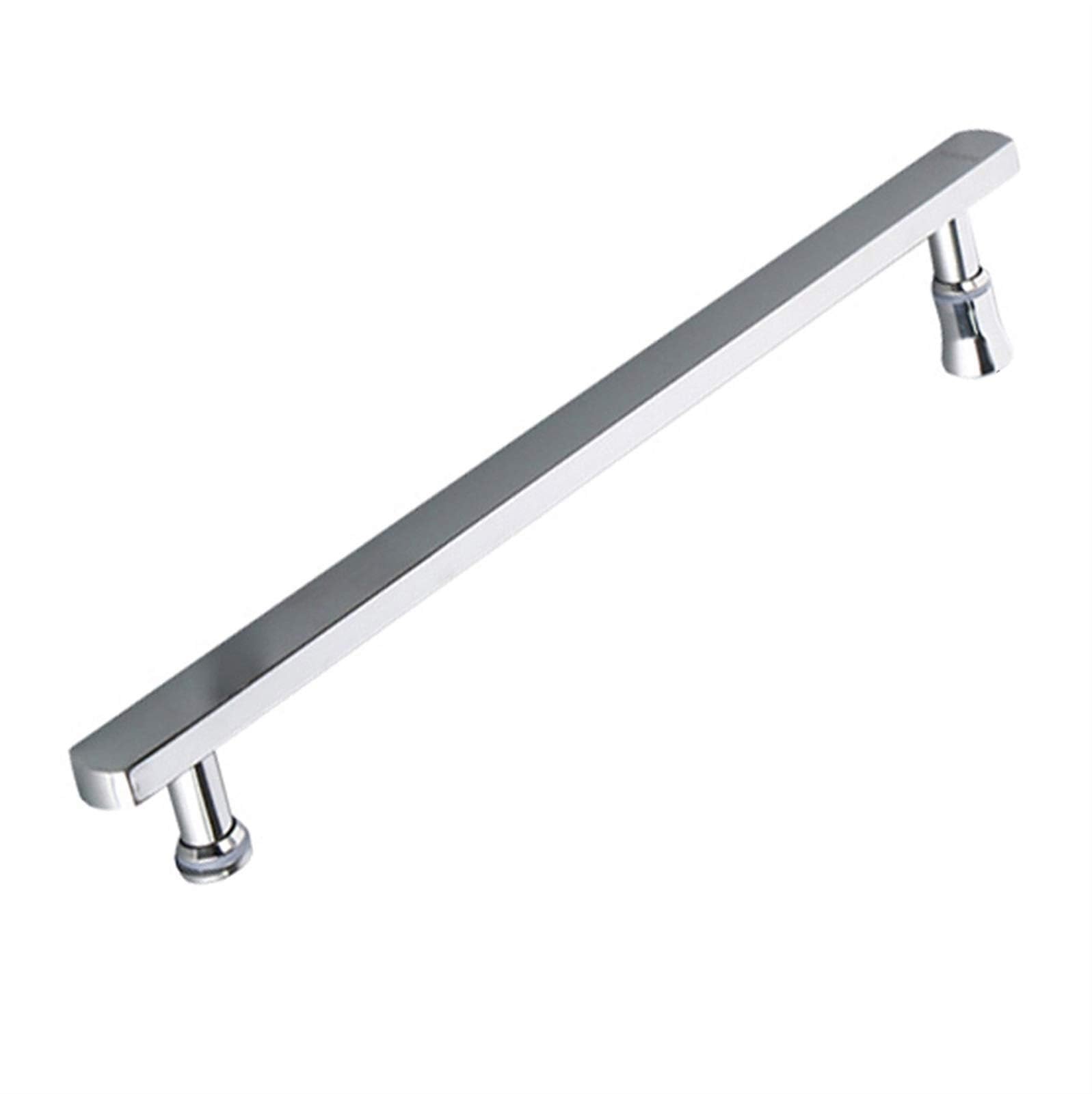 Poignée de douche en acier inoxydable 440 design métal pour écran de cabine