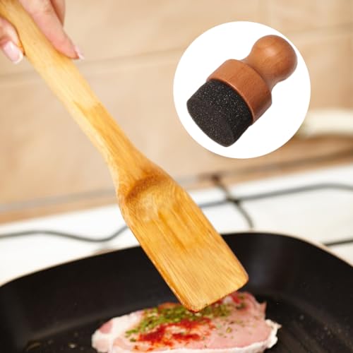 2 Pcs Aplicador de Aceite y Cera para Tabla de Cortar con Mango Ergonómico para Tablas, Cucharas y Utensilios de Madera, 5 cm de diámetro miniatura 4