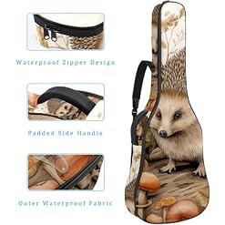 JRHEJTFZ Housse pour guitare acoustique de 1,9 cm d’épaisseur – Imperméable – Durable et élégant – Motif floral renard, Multicolore 4., 42.9×16.9×4.7 in, Motif imprimé tendance - Les Beatles, Paul McCartney, John Lennon, RIngo Starr, George Harrison JRHEJTFZ Housse pour guitare acoustique de 1,9 cm d'épaisseur - Imperméable - Durable et élégant - Motif floral renard, Multicolore 4., 42.9x16.9x4.7 in, Motif imprimé tendance – Image 4