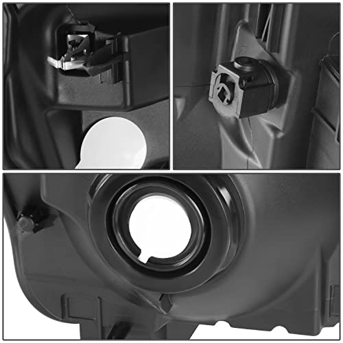 [Halogen Model] Factory Style Headlights Assembly Compatible With Ford F-250 F-350 F-450 F-550 Super Duty 11-16, Chrome Housing Amber Corner #TOP4