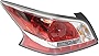 Evan-Fischer Tail Light Assembly Compatible with 2014-2015 Nissan Altima Halogen/Standard Type Driver Side