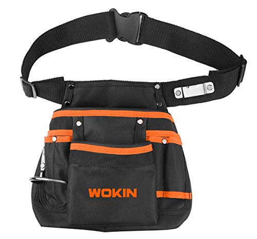 Tipo di prodotto: TOOL_BELT BORSA CARPENTIERE MORBIDA + CINTA 906513 WOKIN TASCHE 11 + PORTAMARTELLO + PORTAFLESSOMETRO