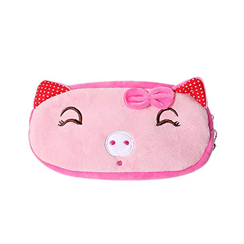 Preisvergleich Produktbild Drawihi Federmäppchen Stifteetui Kosmetiktäschchen 1Pcs Reißverschluss Geeignet für Männer und Frauen (Pink-2)