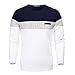 Derrick Aled(k) zhuke Camiseta Hombre OtoñO Invierno Manga Larga Camiseta con Cuello...