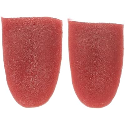 STOBOK Fake Tongue, 2pcs Fake Tongue Toy Halloween Silicone Tricks Prank Toys DIY Horrific Prop For Birthday, Show, Summer Party Favor Supplies