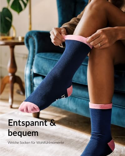 Jeasona Muttertagsgeschenke für Mama Socken Baumwolle 39-42 Geschenke für Frauen Geburtstag Valentinstag Frauentag Geschenk Geburtstagsgeschenk Geschenkideen für Mutter Weihnachtsgeschenke 2026