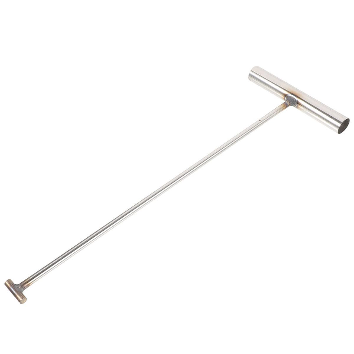 Gancho de elevación para pozo de registro con mango en T y acero inoxidable de 12 mm contra óxido