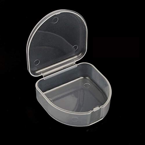 Coolrunner 4 Pack Teeth Mouthguard Retainer Case Mouth Guard Container Mouthguard Storage Case