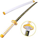 BASETAKE 鬼滅の刃 我妻善逸 刀 ABS 善逸 日輪刀 104cm きめつのやいば あがつま ぜんいつ にちりんとう 善逸の刀 コスプレ かたな おもちゃ刀 丸形鞘