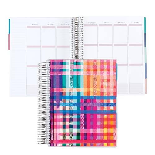 Erin Condren Amazon Exclusive Coiled Undated LifePlanner - Woven ...