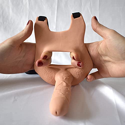 Slip strap-on avec gode anal homme pour double pénétration