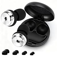 Nuvexa Premium Ear Plugs for Sleep, 60dB+ Noise Cancelling Reusable Silicone Earplugs with 4 Sizes (S/M/L/XL) & Case – Ultra-Soft, High-End Material Hearing Protection for Sleeping, Travel & Work