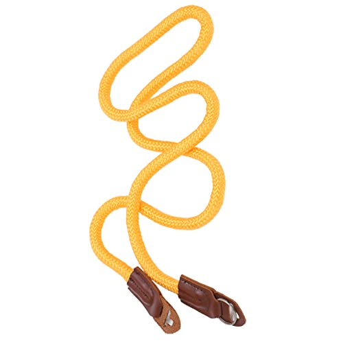 Alça de câmera, alça de pescoço confortável para todas as câmeras(amarelo)