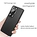 Luhuanx Case for Huawei P60 PRO, Designed for Huawei P60 / 60 Pro Case with Full Lens,Slim & Tough, Pocket-Friendly,Huawei P60 Cover (Leather Black)