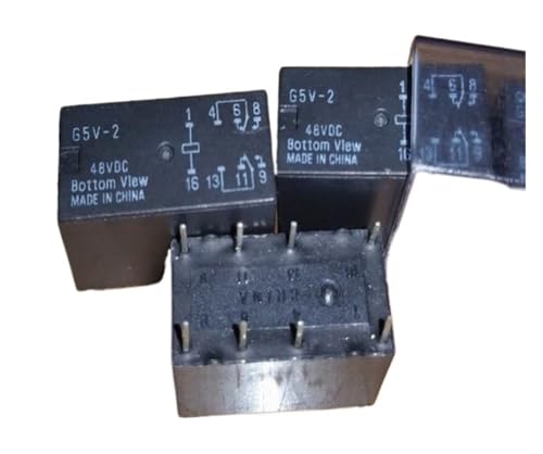 Relais 5VDC G5V-2 4078 à 8 pins pour commutation double circuit stable