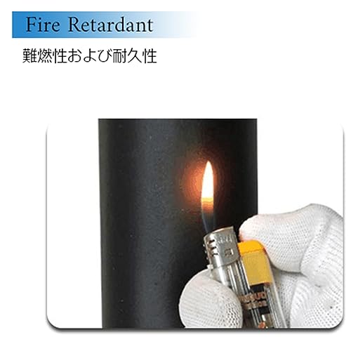 Tubo isolante ignifugo in schiuma a celle chiuse, diametro interno 22 mm x spessore 9 mm x lunghezza 1,8 m tubo in gomma per isolamento di tubi industriali e edili, 6-60 mm
