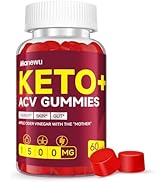 Advanced Keto ACV Gummies – 1500mg Apple Cider Vinegar with Mother, Vitamins B6 B12 – Natural, Or...