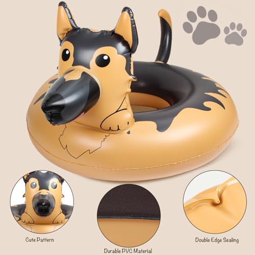 Miniatura 6 de Flotadores Divertidos Para Piscina, Flotador Divertido Para Adultos, Balsa Inflable En Forma De Tubo Para Fiesta De Perros Y Juguete Flotante Para Piscina En Forma De Anillo Para Fiesta En La Playa