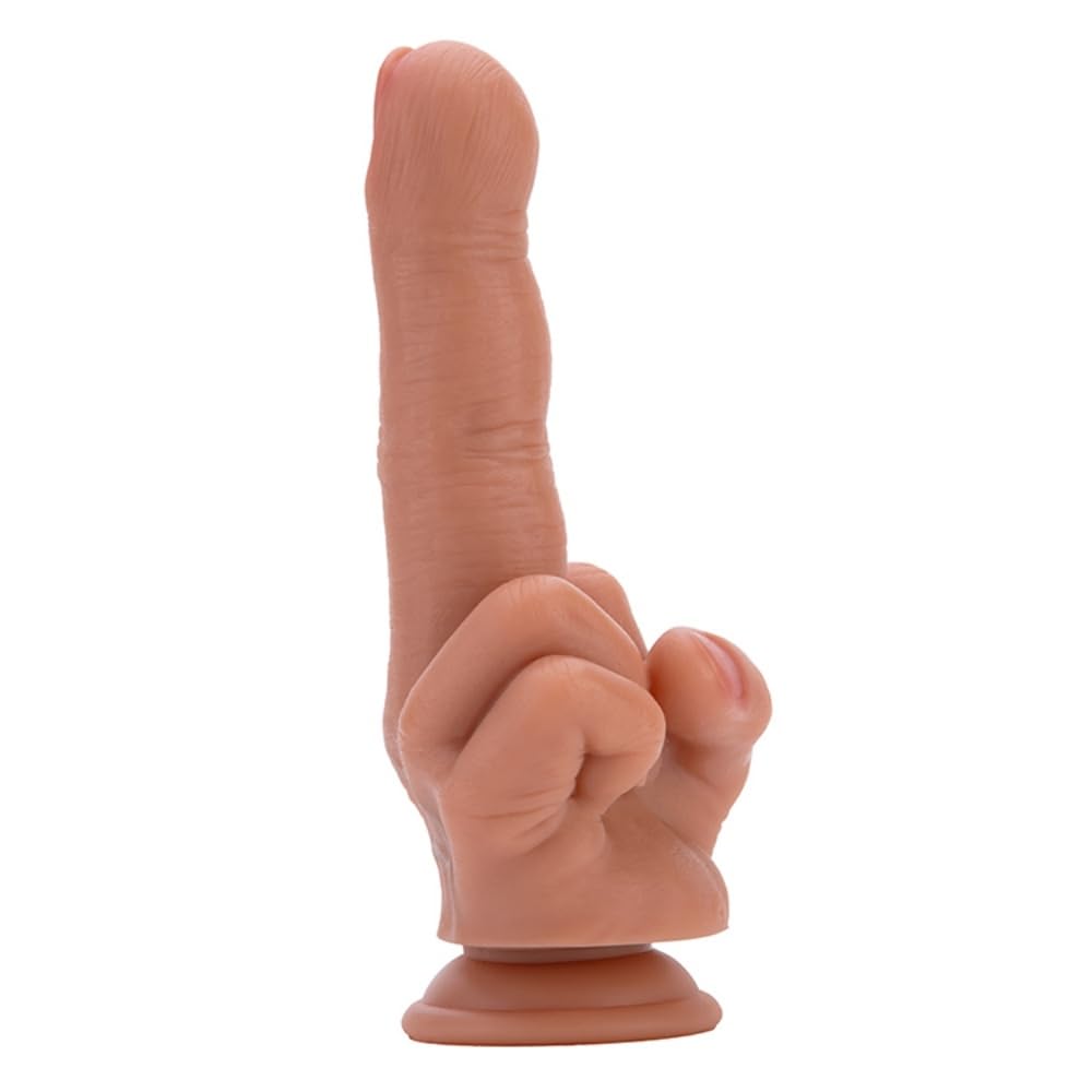 BeHorny Dildo Sex Toy, Liquid Silicone Up Yours! Dildo with Suction Cup