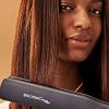 Bio Ionic GoldPro Hair Straightener, Blue, Moisturizing Heat Technology & 24K Gold MX, Hair Straightening Iron for Sleek Styles & Flat Iron Curls, 40% Longer Plates, Adjustable Heat
