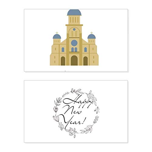 Tarjeta conmemorativa para el Año Nuevo de la Iglesia y la comunidad cristiana.