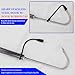 Wamlet Telescopic Fishing Gaff with Stainless Sea Fishing Spear Hook Tackle, Nonslip Rubber Handle Aluminium Alloy Pole for Saltwater Offshore Ice Tool (GAFFHOOK01)