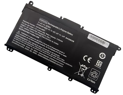 HW03XL Laptop Akku für HP Pavilion 15-EG 15-EH 15T-EG 15Z-EH, 17-CN 17-CP 17S-CU 17T-CN 17Z-CP, HW03XL HSTNN-IB90 HSTNN-IB9O HSTNN-LB8U HSTNN-OB2A L96887-1D1