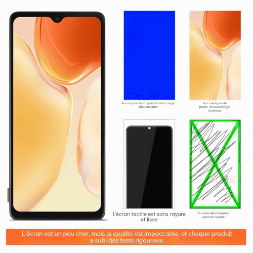 Replacement Digitizer Tactile Full Assembly résout les pannes d'affichage du Galaxy A71 - 6