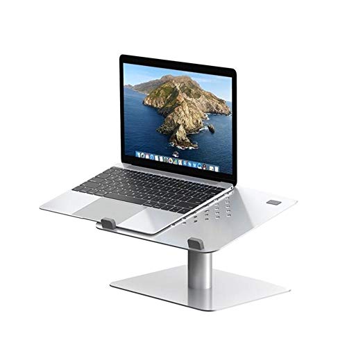 FYZS Soporte de Portátil Riser de Aluminio portátil, 360 sostenedor Giratorio portátil, ergonómico telescópico Vertical portátil, de 11-17 Pulgadas Notebooks - Teniendo 20KG