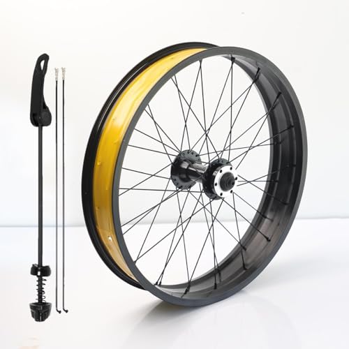 20 * 4.0inch Snow Bike Front Wheel Tire Fat Bicycles Wheel QR 9 * 135MM