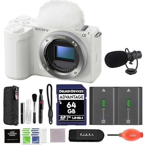 Amazon | Sony ZV-E10 II ミラーレスカメラ ホワイトバンドル 予備