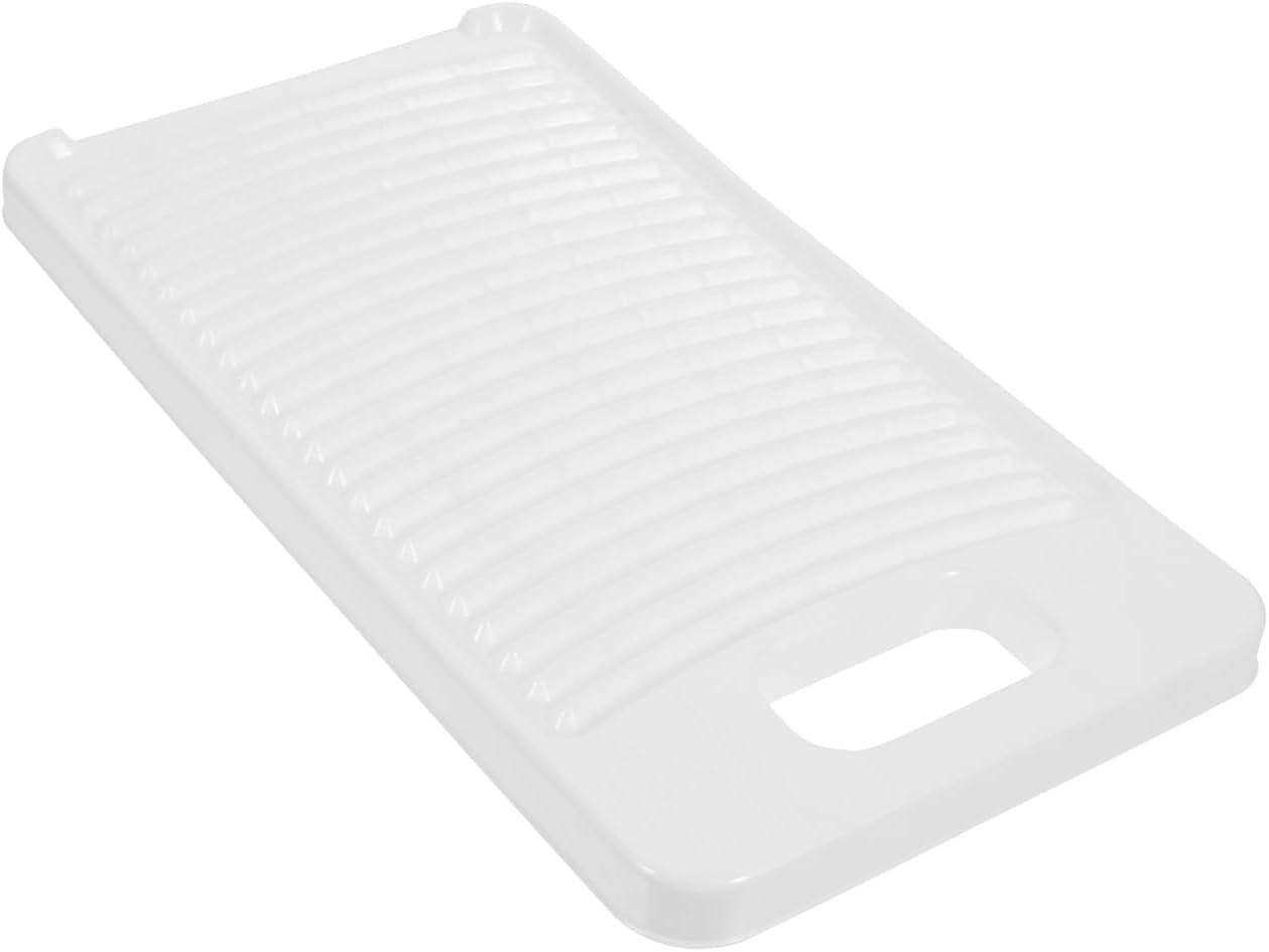 Amosfun Mini Washboard Plastic Washing Board Laundry Cleaning Board Clothes Hand Washing Board Household Tool 6 x 11 Inch