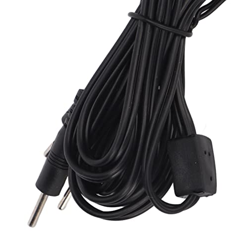 Wires, Copper Foil Wire PVC Cover 2.5mm Elbow Plug 5pcs Pin Electrode Wires Black for Beauty Salon