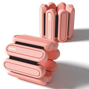 Wrist & Ankle Weights for Womenï¼Premium Silicone Leg Weights for Womenï¼Ankle Weights 2 lbs Set of 2 (1Lb Each)ï¼Adjustable Ankle Weights for Home Gym Workout, Walking,Running,Pilate,Yoga,Exercise,Strength Training.