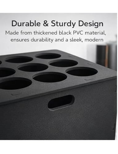 Rangement vinyle et support pour papier de fond à compartiments