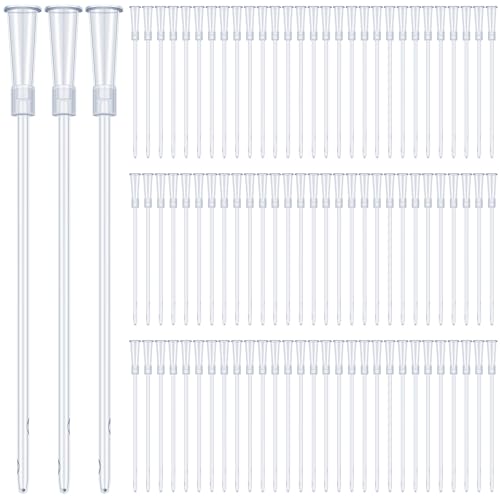 Image of Nuanchu White PVC Replacement Tube Supplies Colon Tubes Kit Clear Replacements Hose with Flexible Rounded End for Smooth Insert Catheters for Women Men FR12 (90 Pieces)