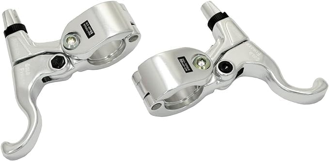 Dia-COMPE TECH99DS Gold Finger Brake Lever Set for Fixie & BMX, Silver, DP2524, sliver