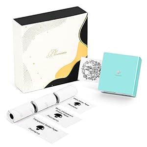 Phomemo M02 Mini Printer Fotoprinter voor Smartphone Bluetooth Printer Sticker Printer, Wordt Geleverd met 3 Rollen…